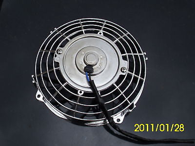 7 INCH 12V CHROME ELECTRIC COOLING FAN PERFORMANCE THERMO FAN 12VOLT