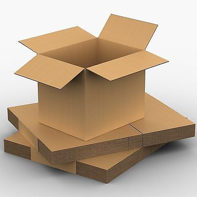 10 x Packing Moving Boxes 390x290x340 Cardboard Carton Removalist Carry Box