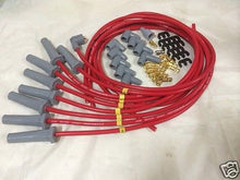 Ford Cleveland 302 351 460 SPARK PLUG LEADS 8.5MM RED female caps