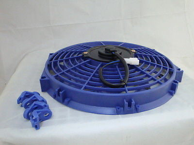 DSM 12-Inch Low Profile Chrome Thermo Fan With Chrome Motor - High Performance Electric Fan DSM-12-CRM