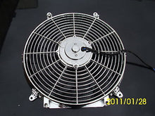 14 INCH LOW PROFILE CHROM  HIGH PERFORMANCE THERMO FAN
